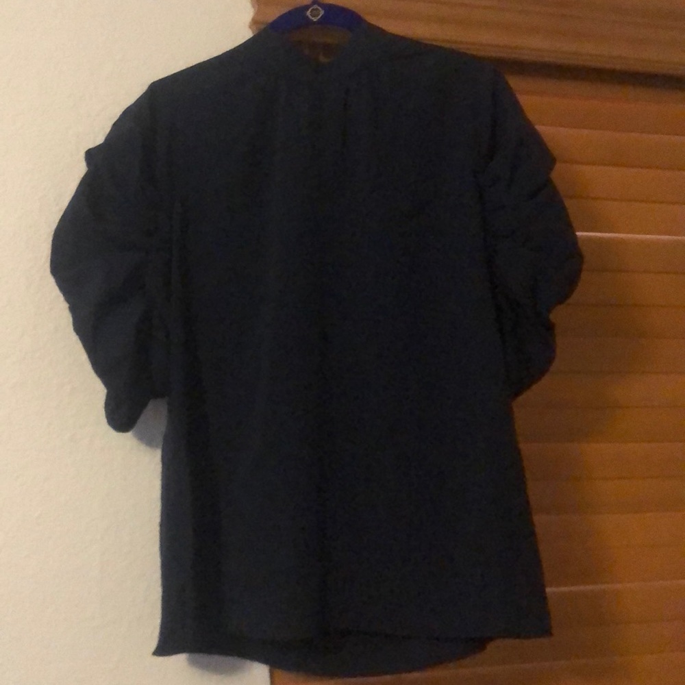 Dark blue blouse